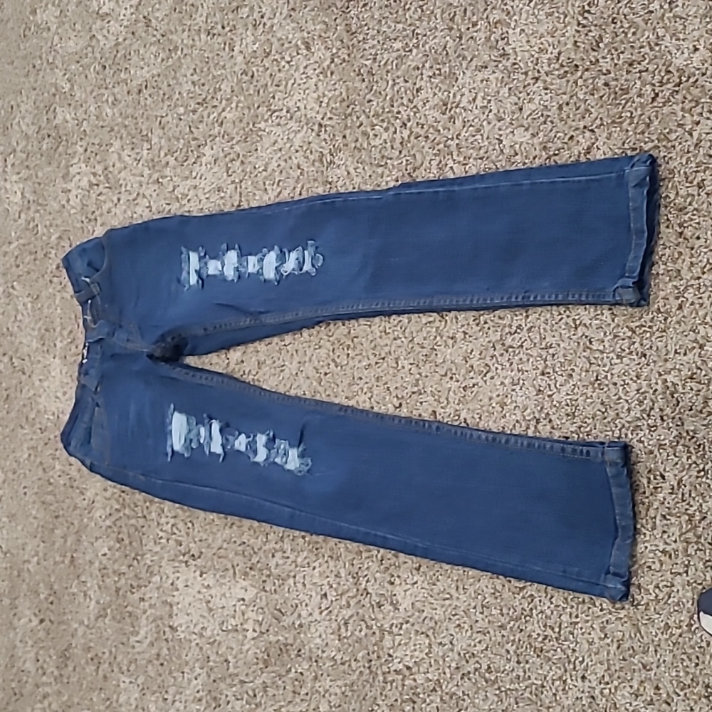 Girl's Distressed Jeans